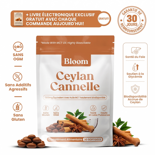 Cannelle de Ceylan 7 200 mg avec huile TCM